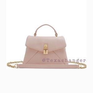 NWT Ted Baker Poppy Mini Satchel Bag Light Pink